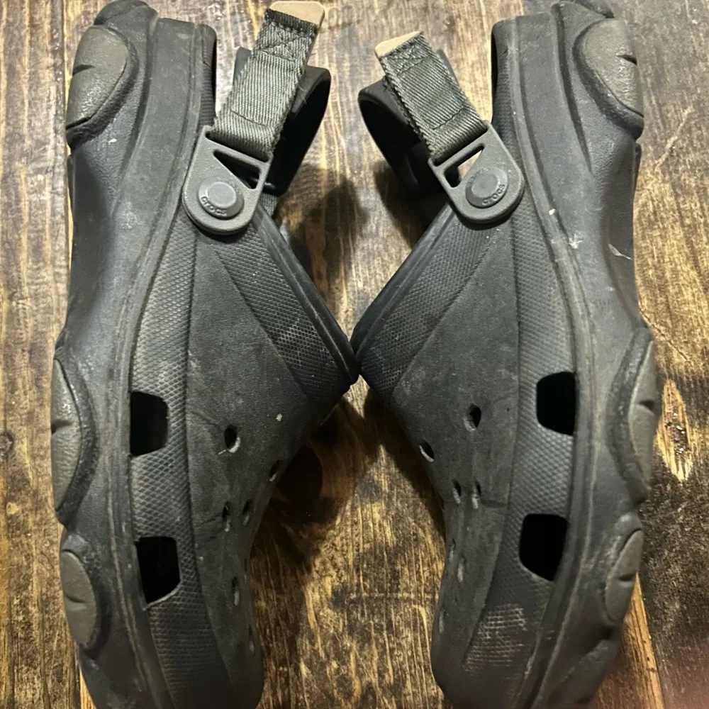 Crocs Mens Classic All Terrain‎ Clog Black Size Mens 9 Womens 11